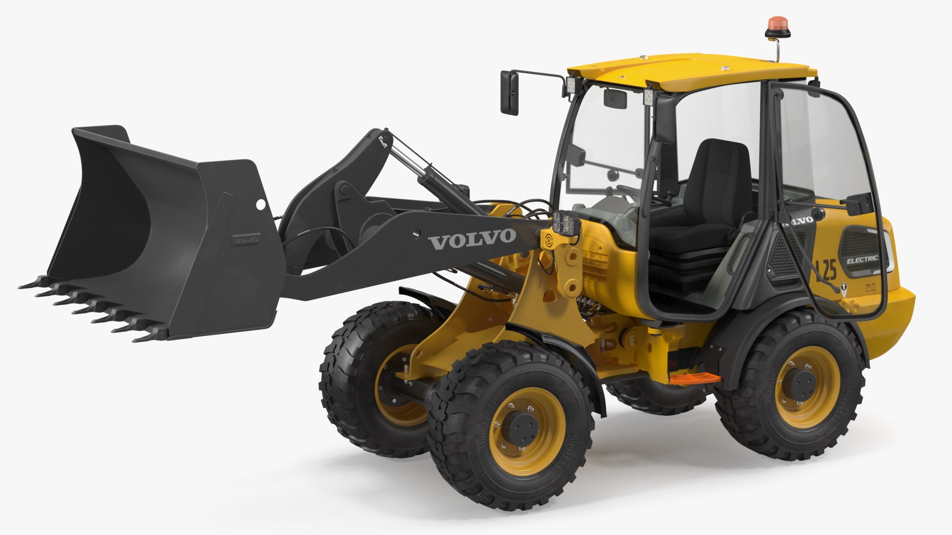 Volvo L25 Electric Loader with Bucket 3D model preview