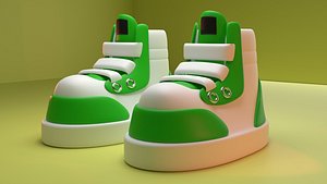 Stylized Shoes 3D model