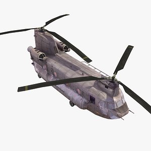 ch47f chinook army ch47 3d max