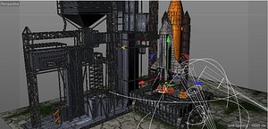 SpaceShuttle and launch base