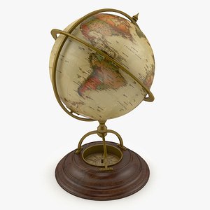 globe old 3d model
