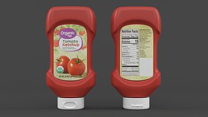 3D Ketchup Bottle