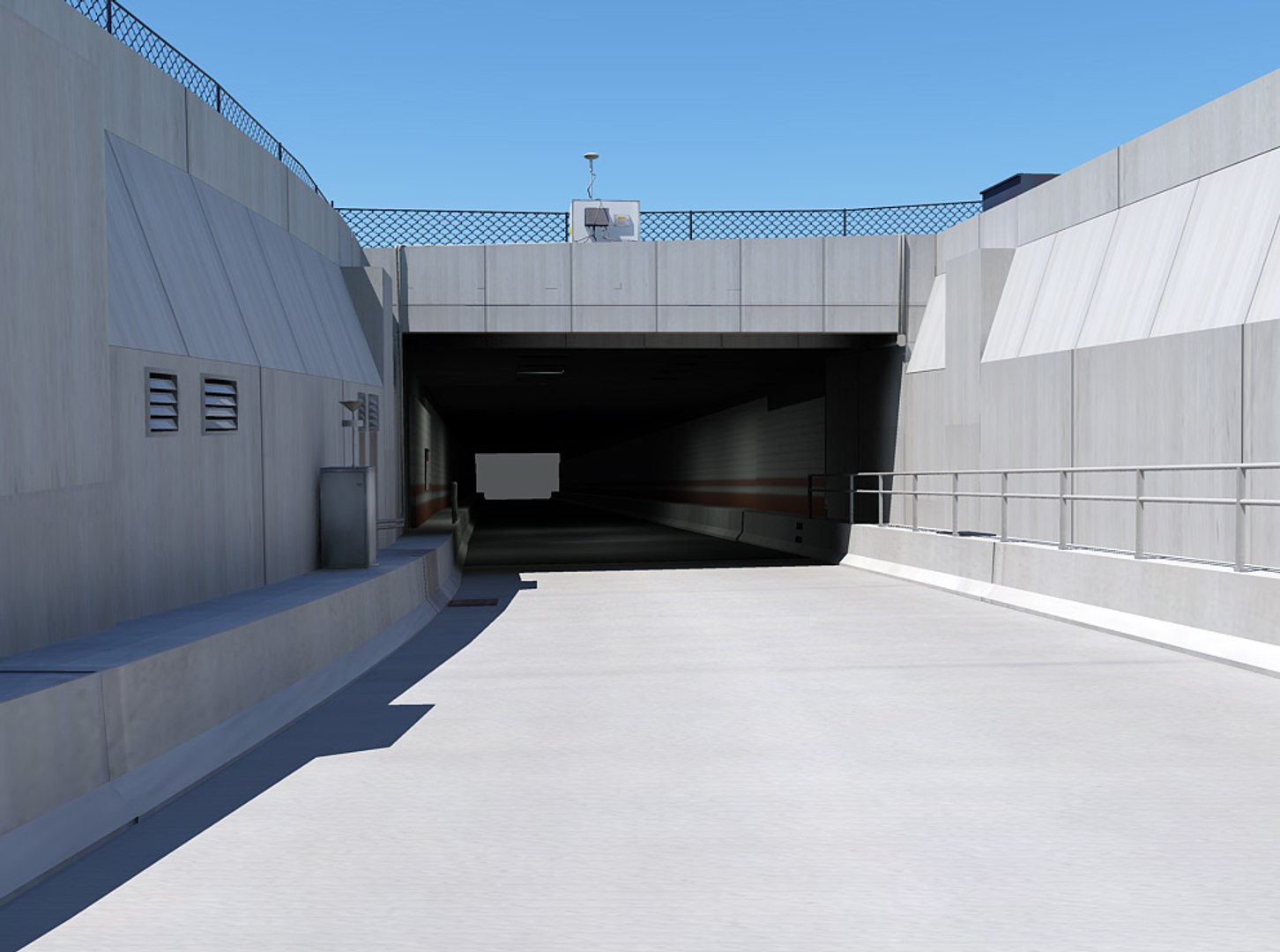 I-93 Exit Ramp Boston 3d Max