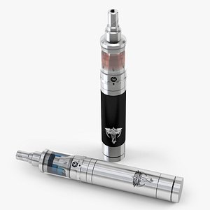 3d 2 electronic cigarettes mods model