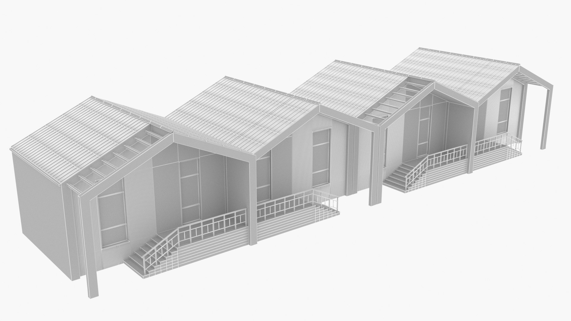 Motel Hotel 3D Model - TurboSquid 2542752