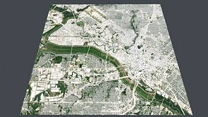 3D Cityscape Dallas USA