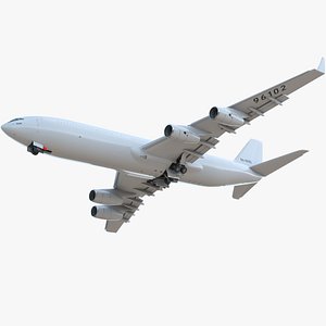 IL-96-400 Simple Interior Rigged 3D model
