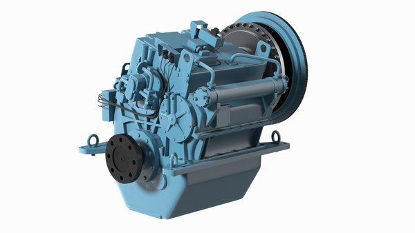 modelo 3d Transmisión para motor marino azul - TurboSquid 2273068