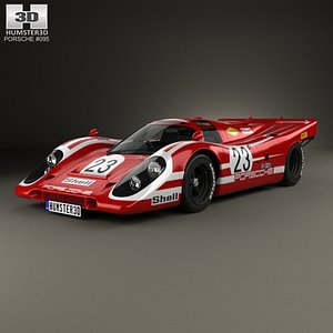 porsche 917 k 3D model