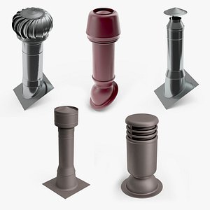 3D Chimneys Collection 3