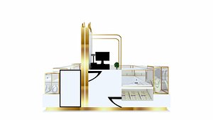 Luxury Jewelry Kiosk Display