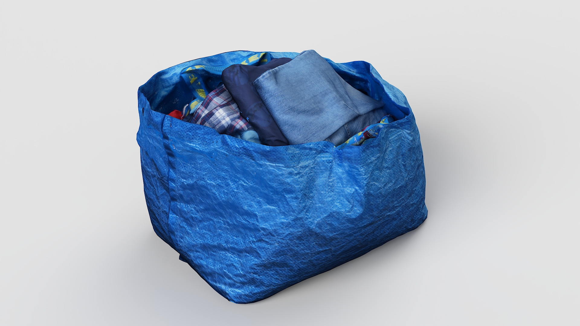3D Bag With Clothes Collection 02 - TurboSquid 2143033