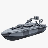 Sea Baby USV Drone With GRAD Rocket Launcher PBR