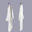 Bathrobe On Hanger And Hook