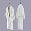 Bathrobe On Hanger And Hook