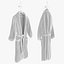 Bathrobe On Hanger And Hook