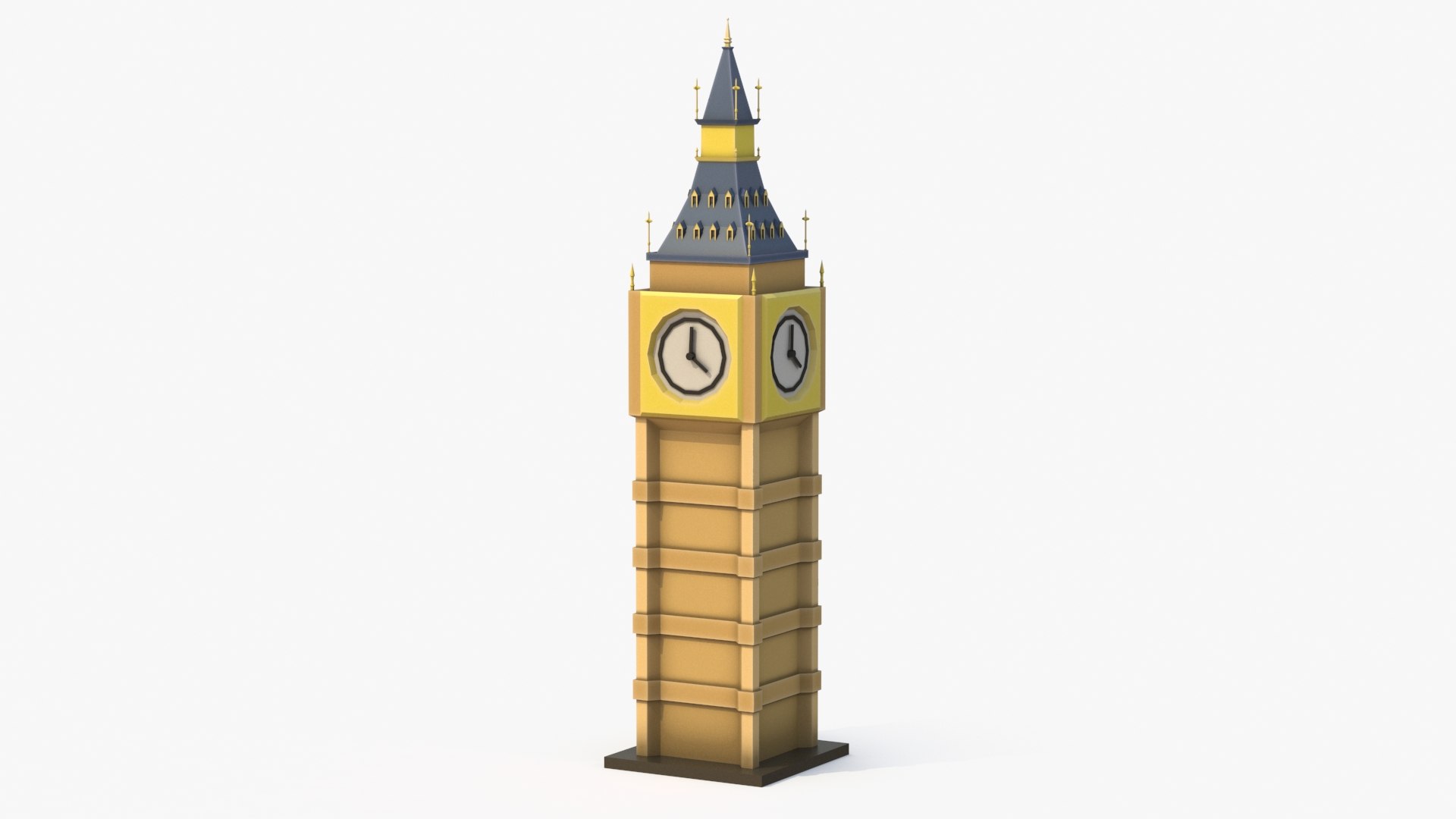 Low Poly Cartoon Big Ben Tower model https://p.turbosquid.com/ts-thumb/gy/mz6hwB/Fj/low_poly_cartoon_big_ben_tower_002/jpg/1743106789/1920x1080/fit_q87/20004a78a0c4977a197366b451171051480296c3/low_poly_cartoon_big_ben_tower_002.jpg