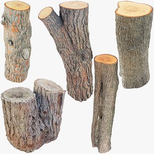 Logs and Stump Collection V1 3D