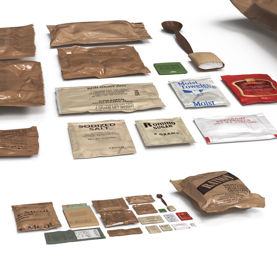 Military Meal Ration Pack with Food Set 3D model https://p.turbosquid.com/ts-thumb/gy/sLDdAz/Jq/military_meal_ration_pack_with_food_set_001/jpg/1778108251/1920x1080/fit_q87/968a88ef148e15bd5ae18a821b4bdc98d7ba9d0f/military_meal_ration_pack_with_food_set_001.jpg