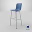 Banqueta alta Hal Azul - Banqueta moderna para PBR