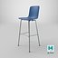 Banqueta alta Hal Azul - Banqueta moderna para PBR