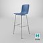 Banqueta alta Hal Azul - Banqueta moderna para PBR