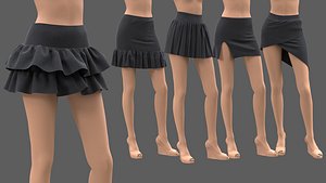 3D 10 Skirts
