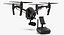 DJI Inspire 1 Quadcopter Black Edition Rigged Set