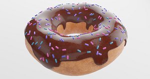 3D Donut chocolate