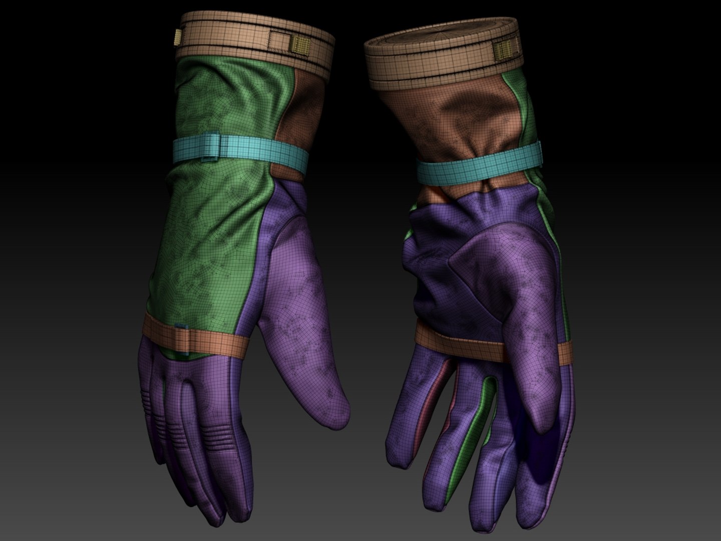 3D Model Astronaut Gloves - TurboSquid 1512230