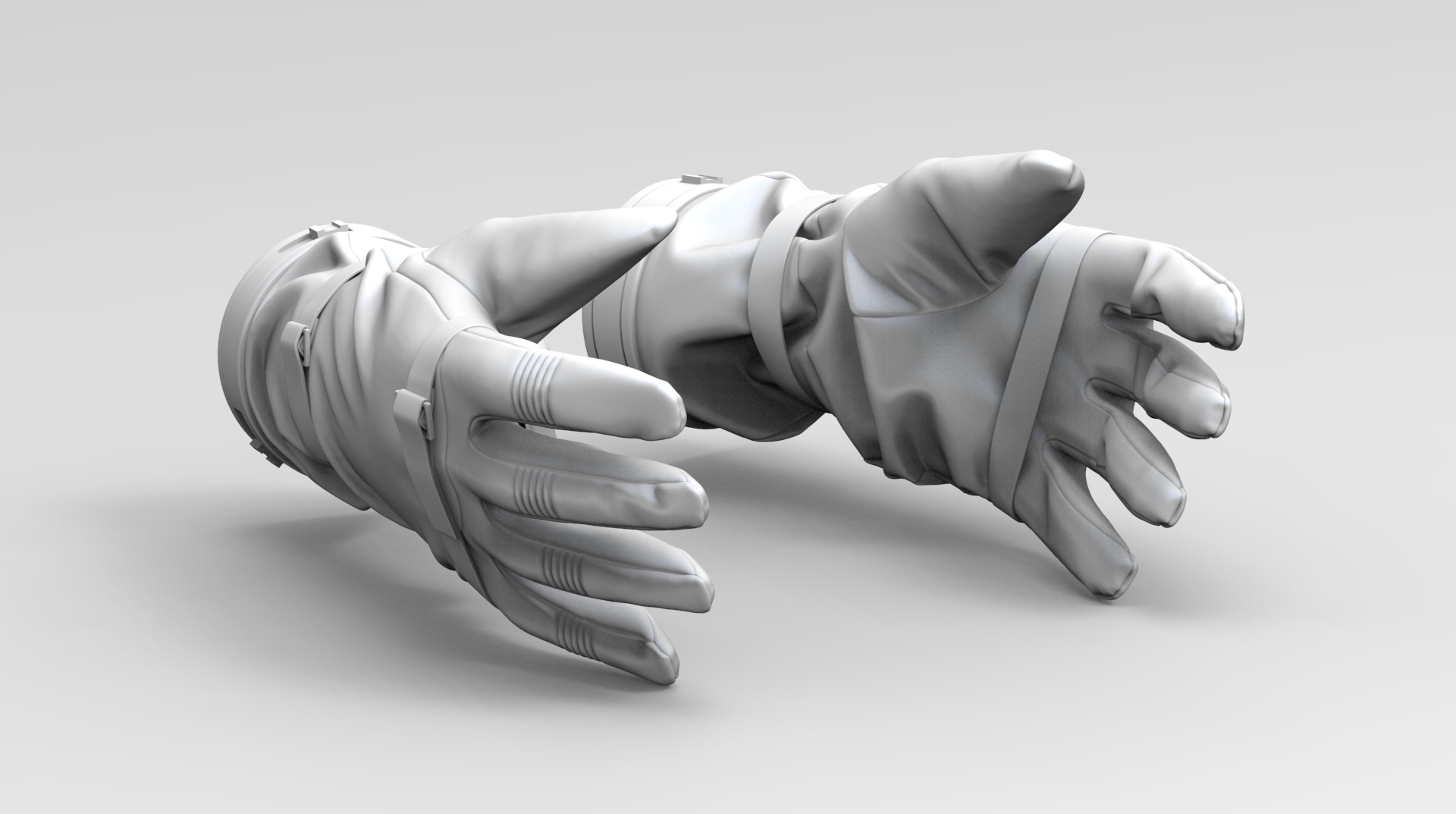 3D Model Astronaut Gloves - TurboSquid 1512230