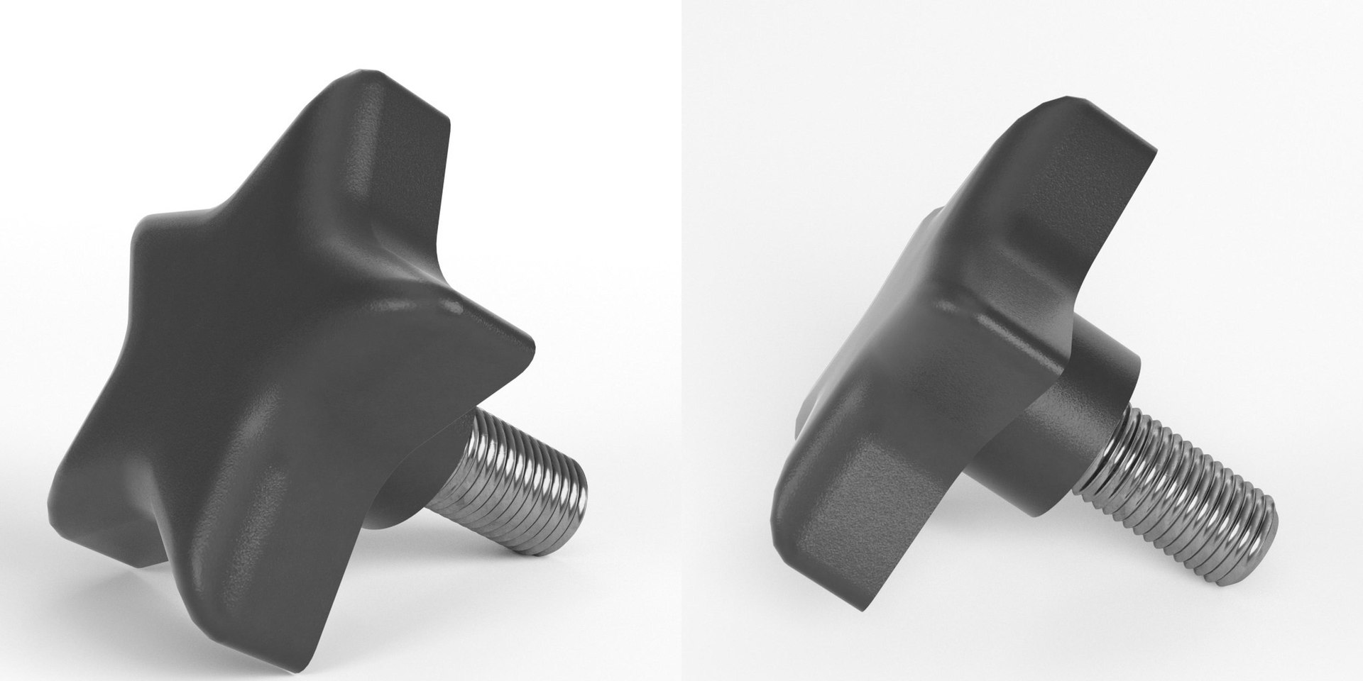 3D star shaped knob TurboSquid 1605713