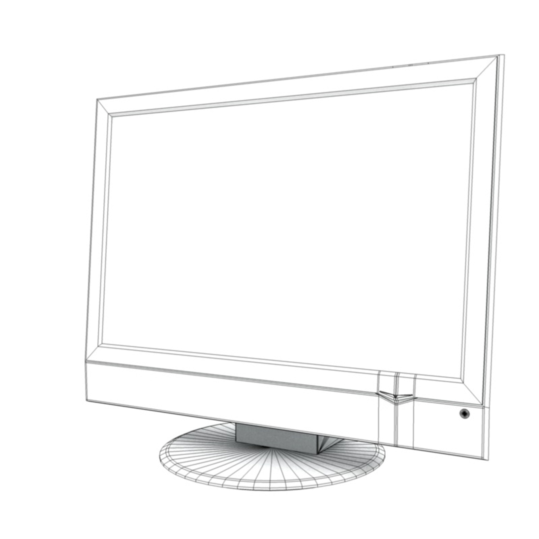 3d lg lcd model