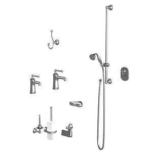 Jado lighthouse bathroom toilet accessories set shower assembly paper brush hook holder