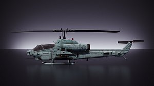 3D model Bell AH-1 Cobra