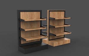 Display case 3D model 3D