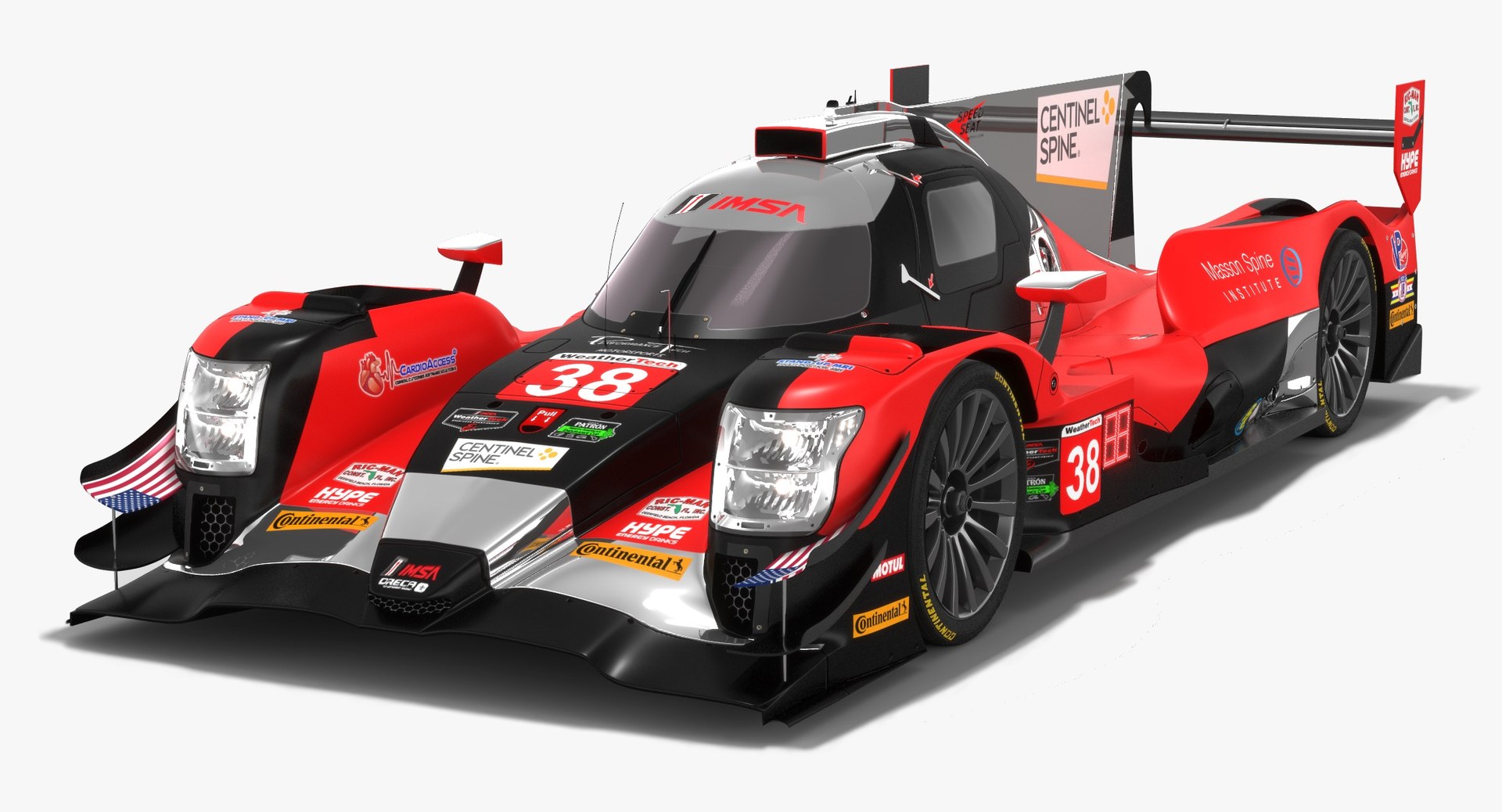 3D Performance Tech Motorsports Oreca TurboSquid 1317943