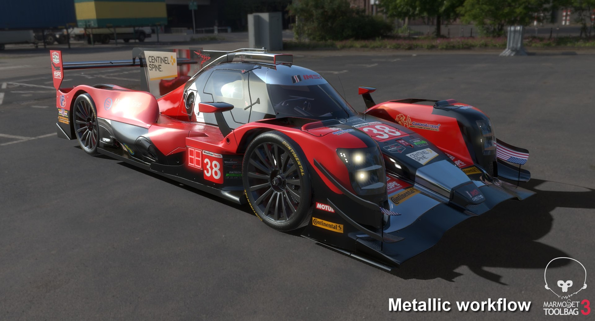 3D performance tech motorsports oreca - TurboSquid 1317943