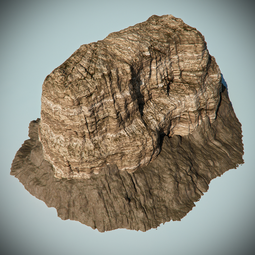 desert rocks 3d model