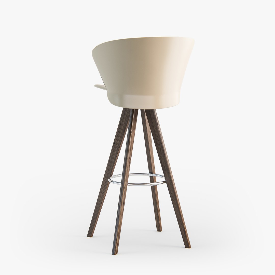 3D calligaris bahia w stool model TurboSquid 1171507