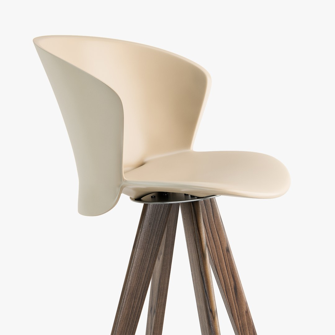 3D calligaris bahia w stool model TurboSquid 1171507