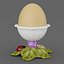 Leaves Egg Cup 04