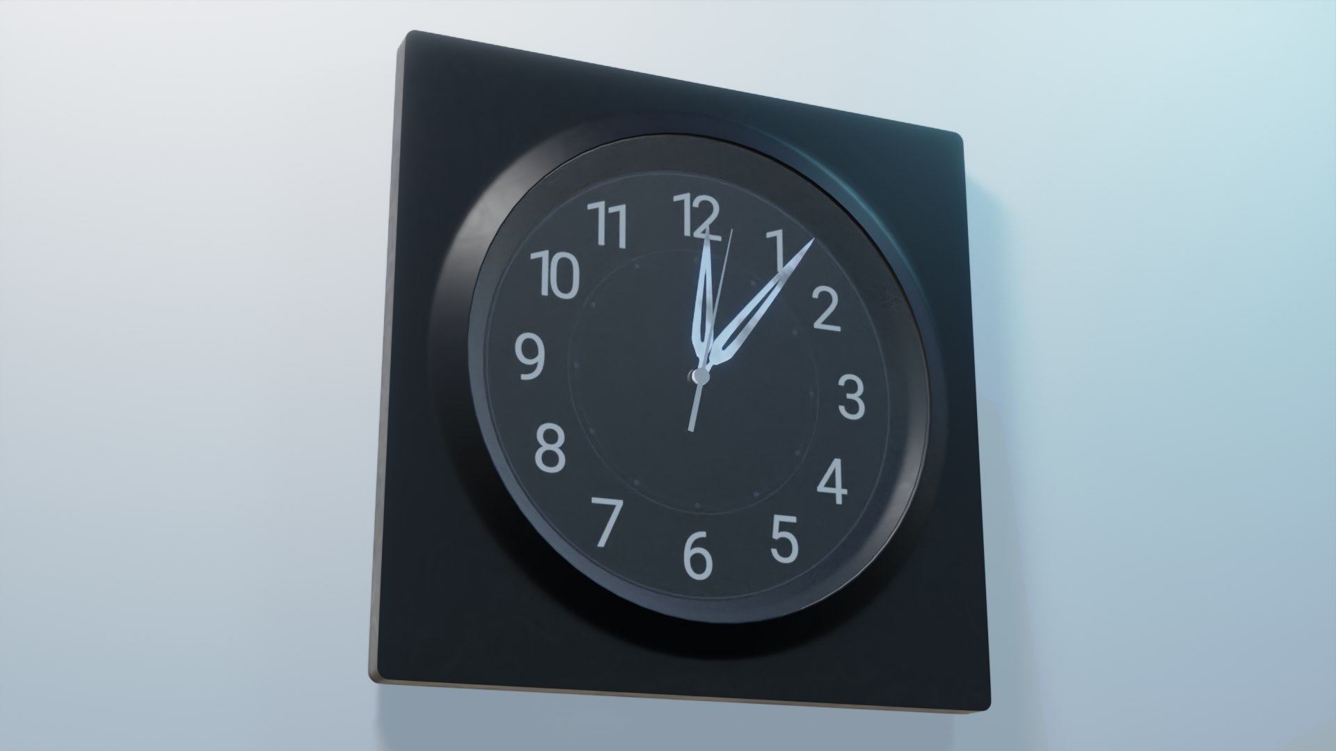 3D Working Analog Wall Clock Model - TurboSquid 1978830