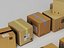 Logistica Spedizione Scatola di cartone Raccolta Pacchi PBR