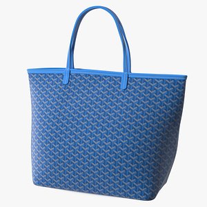 Classic Navy Blue Tote Bag 3D
