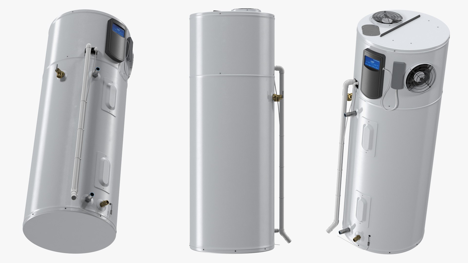 3D hybrid electric water heater https://p.turbosquid.com/ts-thumb/gz/W9l2wm/cOVt0NmK/hybridelectricwaterheatervray3dmodel005/jpg/1568217973/1920x1080/fit_q87/dcfcca68395a34101a2e03de3da62283175f0a09/hybridelectricwaterheatervray3dmodel005.jpg