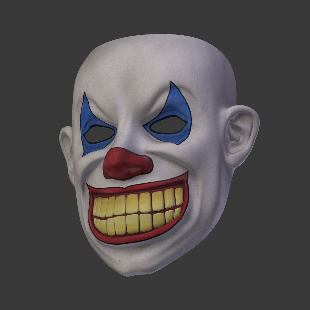 3d Clown Mask