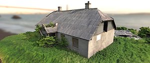 Derelict Countryside House 3D Scan 3D model