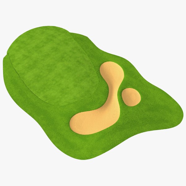 3D Golf Course Sand Pit