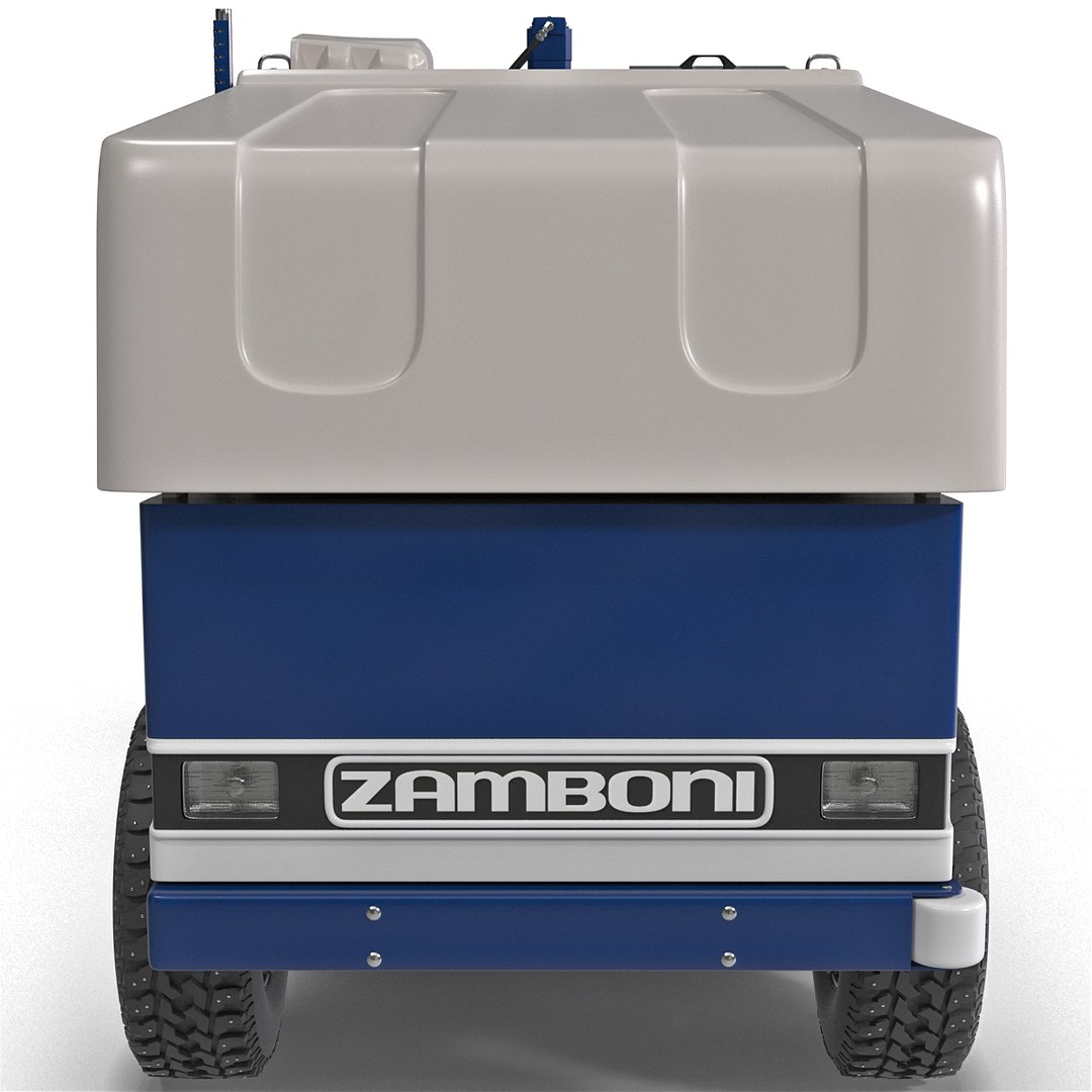 3d Zamboni 525 Ice Machine Model